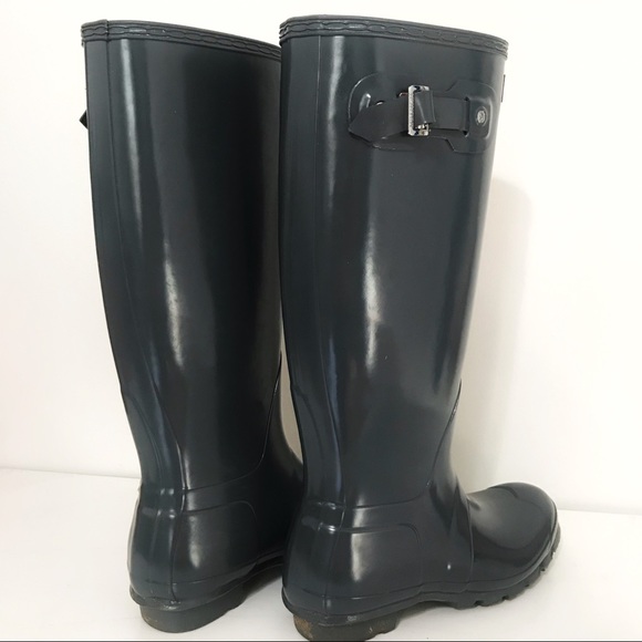 Hunter Refined High Gloss Waterproof Rain Boots - Picture 4 of 7